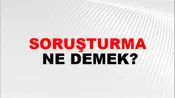 Soruşturma