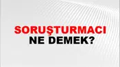 Soruşturmacı
