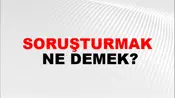 Soruşturmak