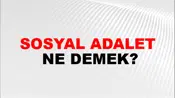 Sosyal Adalet