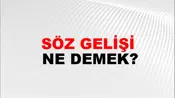 Söz Gelişi