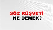 Söz Rüşveti