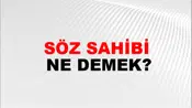 Söz Sahibi