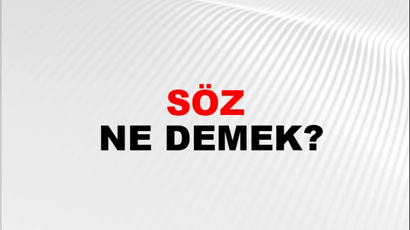 Söz Söz
