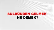 Sulbünden Gelmek