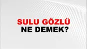 Sulu Gözlü