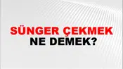 Sünger Çekmek