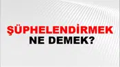 Şüphelendirmek