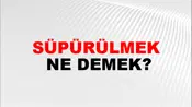 Süpürülmek