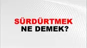 Sürdürtmek