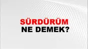 Sürdürüm