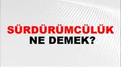 Sürdürümcülük
