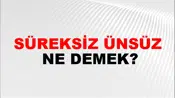 Süreksiz Ünsüz