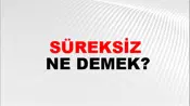 Süreksiz