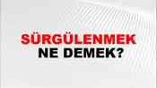 Sürgülenmek
