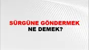 Sürgüne Göndermek