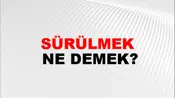 Sürülmek