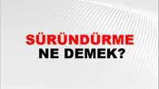 Süründürme