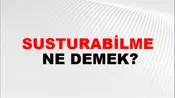 Susturabilme