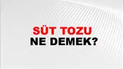 Süt Tozu
