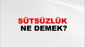 Sütsüzlük