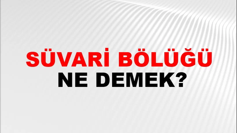 Süvari Bölüğü Süvari Bölüğü