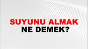 Suyunu Almak