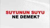 Suyunun Suyu