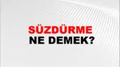 Süzdürme