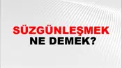 Süzgünleşmek