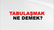 Tabulaşmak