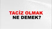 Taciz Olmak
