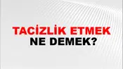 Tacizlik Etmek