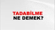 Tadabilme