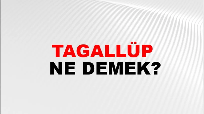 Tagallüp Tagallüp