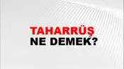 Taharrüş