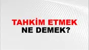 Tahkim Etmek