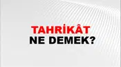 Tahrikât
