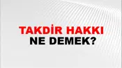 Takdir Hakkı
