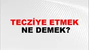 Tecziye Etmek
