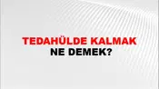 Tedahülde Kalmak