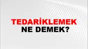 Tedariklemek