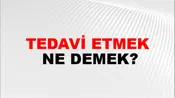 Tedavi Etmek