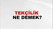 Tekçilik