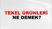 Tekel Ürünleri