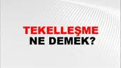 Tekelleşme