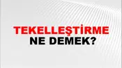 Tekelleştirme