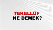 Tekellüf