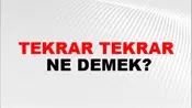 Tekrar Tekrar