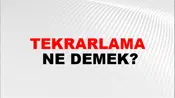Tekrarlama